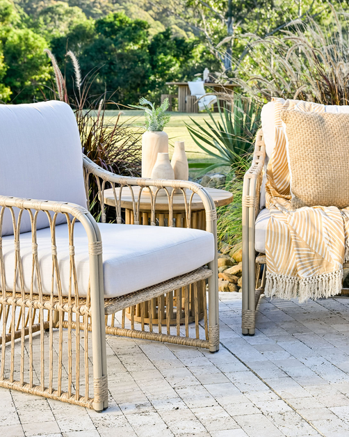 Capewell Patio Round Lamp Table