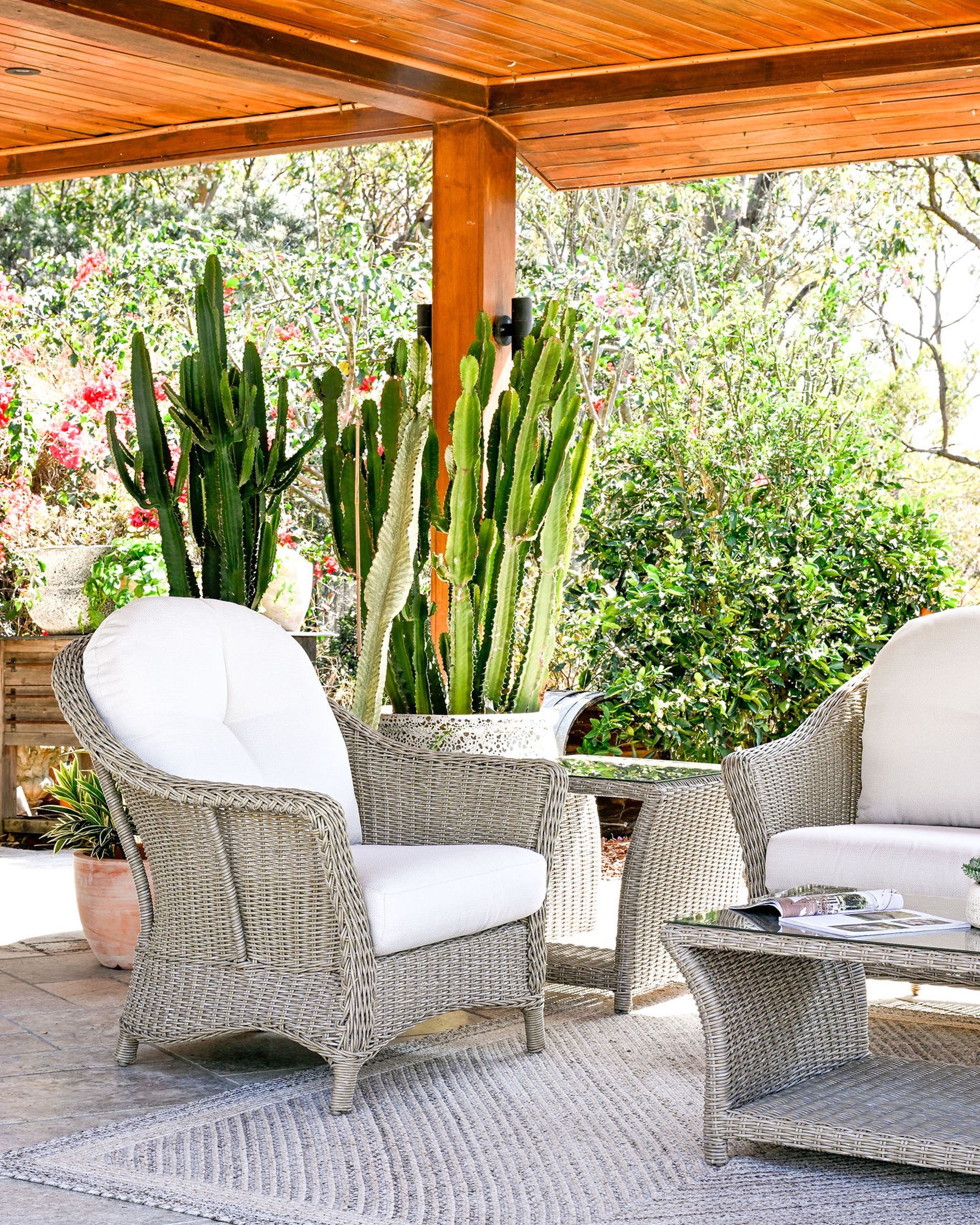 Brunswick Patio Lamp Table 57cm