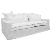 Nuvola 3 Seater Fabric Lounge White