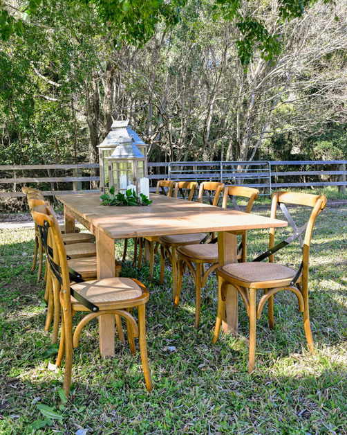 Opulence Extension Table & Mirage Oak Chair 11 Piece Dining Set