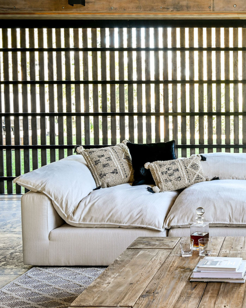 Sorriso 2 Seater Cream Modular Lounge