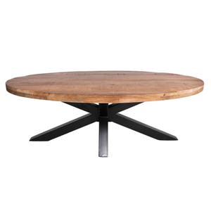 Nandi X Leg Oval Coffee Table