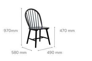 Berkshire Black Dining Chair