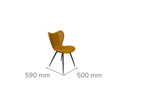 Denali PU Dining Chair Tan