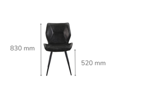 Enterprise Grey Dining Chair