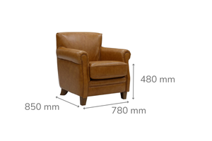 Monroe Caramel Occasional Chair