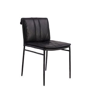 Oscar Dining Chair Black Leather