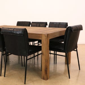 Oscar Dining Chair Black Leather