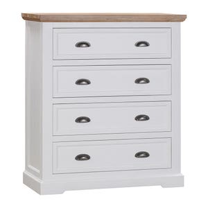 Clementine Two Toned Chest 4 drawers