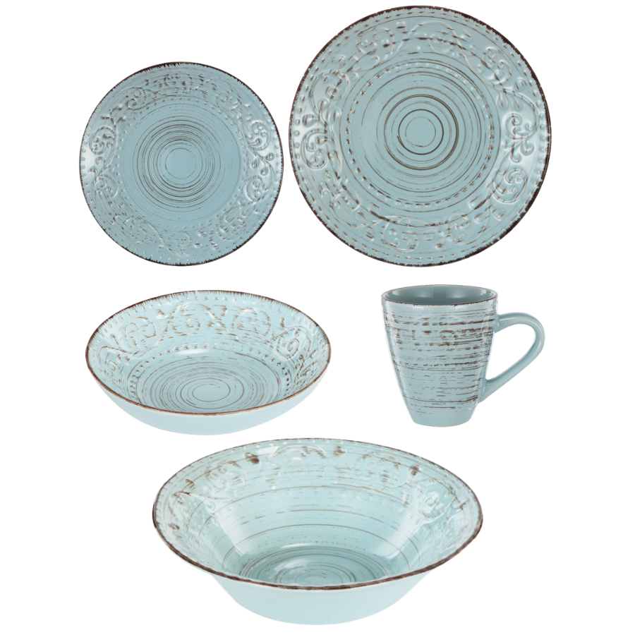 Aqua dish set hot sale