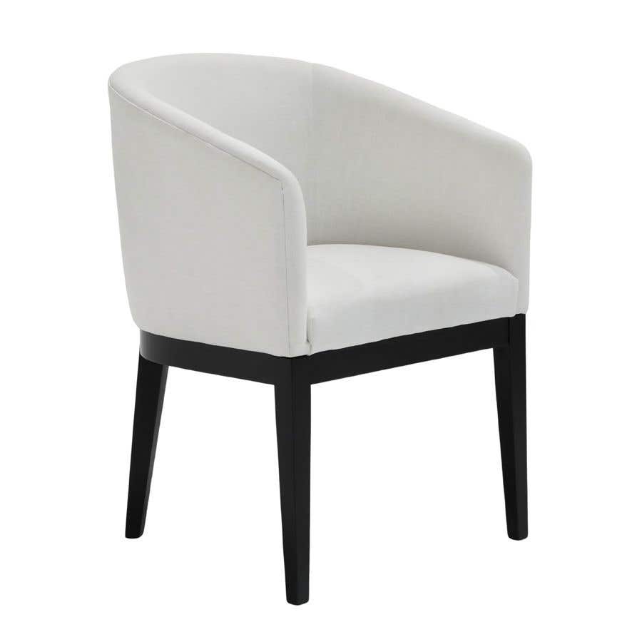 Black tub hotsell dining chair