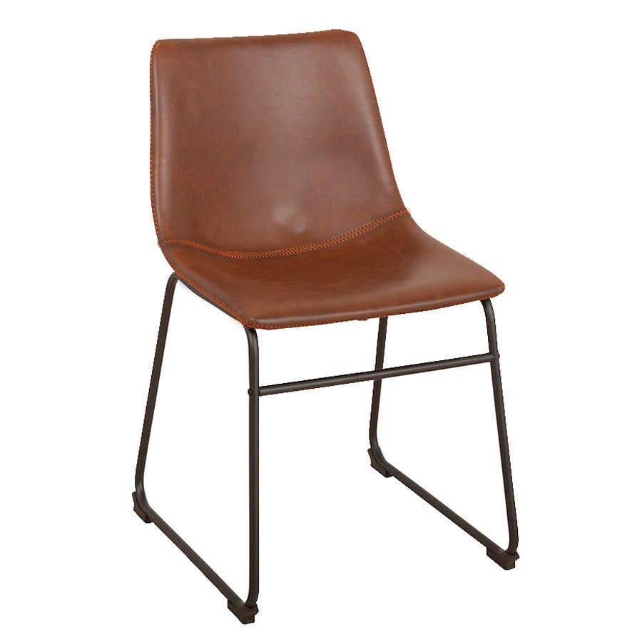 Rivet leather chair sales