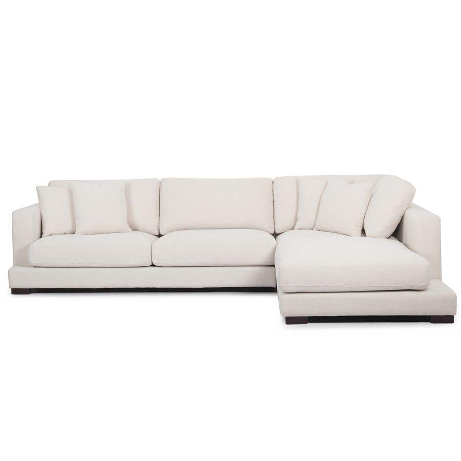 Channing Oatmeal RHF Chaise Lounge Eureka Furniture