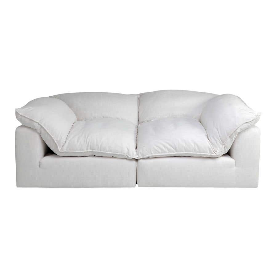 Sorriso Cream 2 Seater Lounge Eureka Furniture
