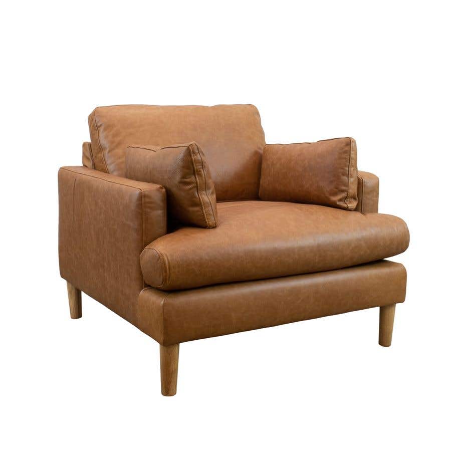 Venosa leather accent chair deals