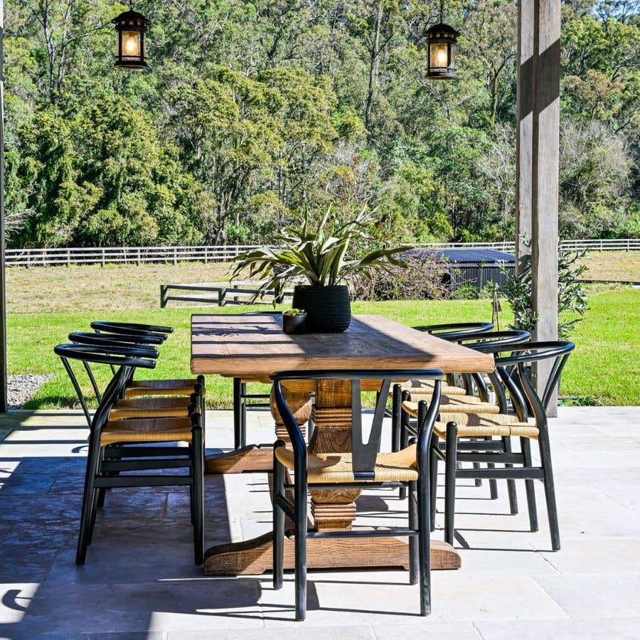 Provence corner top dining set