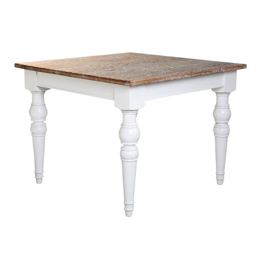 Square hamptons dining shop table