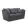 Clio Grey 2 Seater Sofa 