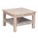 Solar Patio Lamp Table White Wash