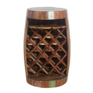 Kira Barrel Wine Rack 