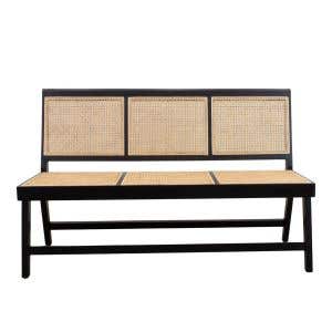 Antoine Black Bench Seat 