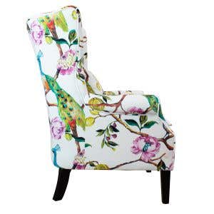 Shirley White Occasional Chair 