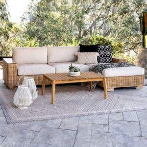 Solar Patio RH Chaise Lounge Blonde 