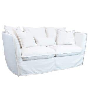 Clio Cream 2 Seater Sofa 
