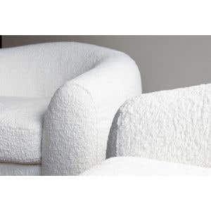 Glacier White Boucle 1 Seater Package 