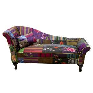 Leon LHF Chaise Purple Patch 