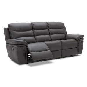 Resporto Chocolate 3 Seater Recliner 