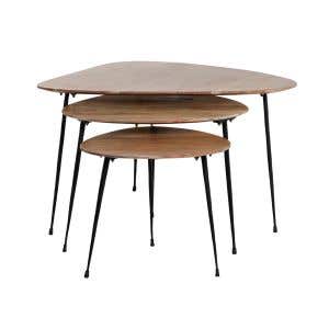 City Nest of Tables Timber Top 