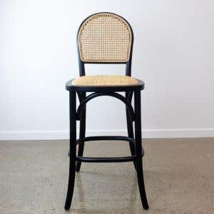Theodore Black Bar Stool 