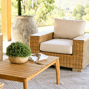 Faux Boxwood Topiary Ball Lg 