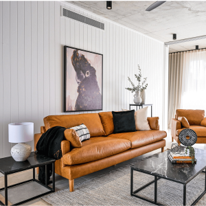 Agra Noir 1.65m Coffee Table 