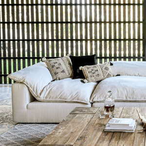 Sorriso Cream 2 Seater Lounge Eureka Furniture