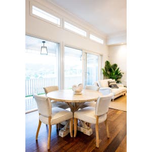 Bayside 1.2m Dining Table and 4 Clement Dining Chair Package