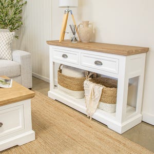 Clementine Two Toned Hall Table