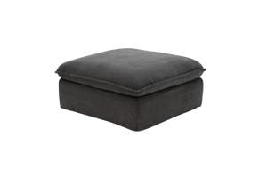 Clio Grey Small Ottoman