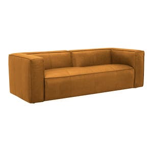 Jerome 3 Seater Lounge Caramel Leather