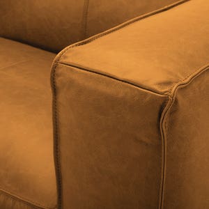 Jerome 3 Seater Lounge Caramel Leather