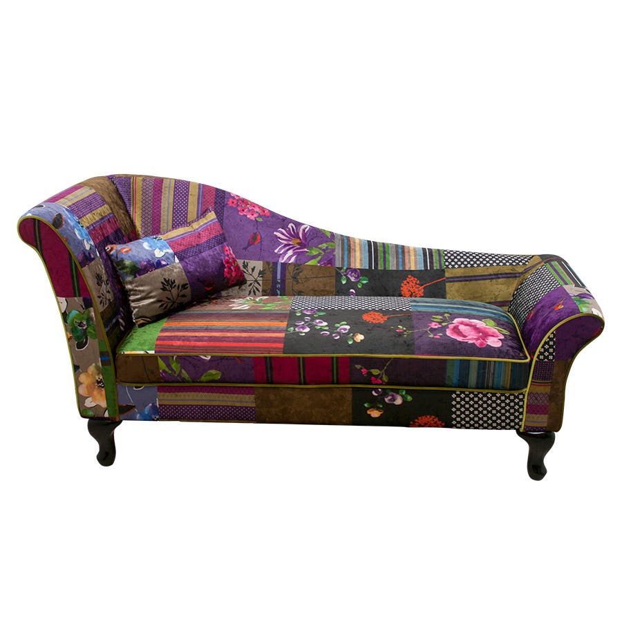 Leon LHF Chaise Purple Patch