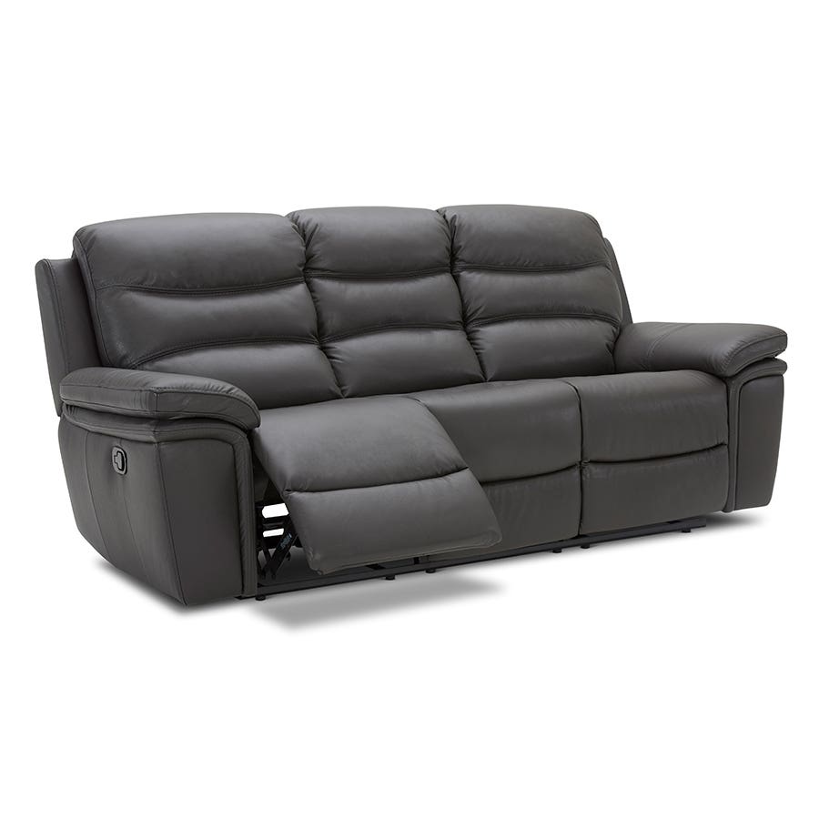 Resporto Chocolate 3 Seater Recliner 