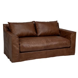 Varian 2 Seater Leather Lounge