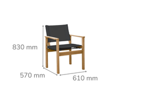 Westwood Black Directors Chair
