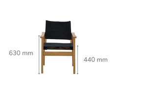 Westwood Black Directors Chair
