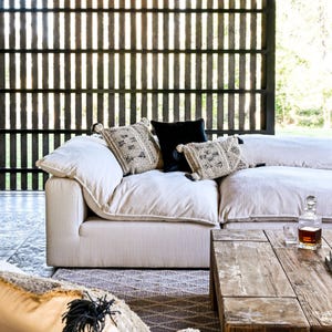 Sorriso 3 Seater Cream Modular Lounge