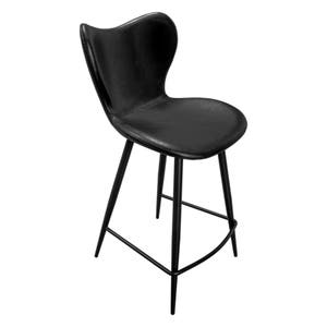 Denali PU Counter Stool Black