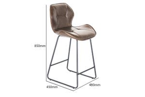 Enterprise Brown Counter Stool