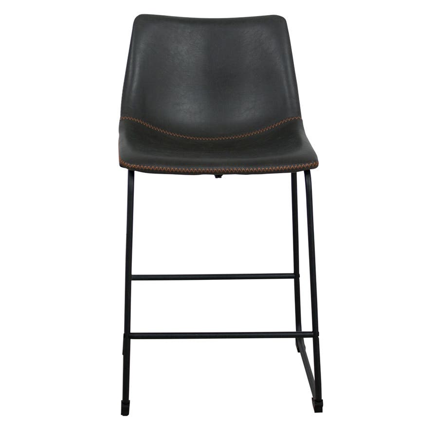 Rivet Grey Counter Stool